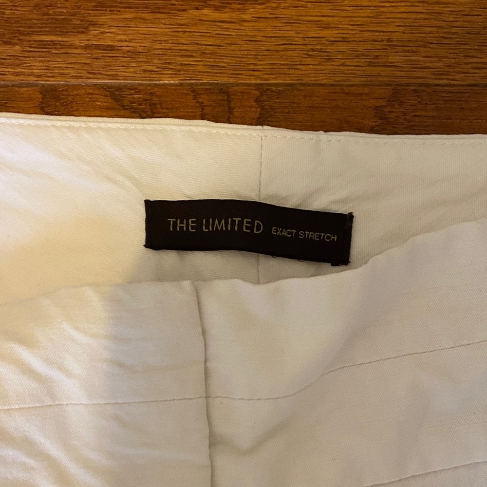 Collegiate The Limited Crisp White Women's business casual Trousers - Picture 5 of 6